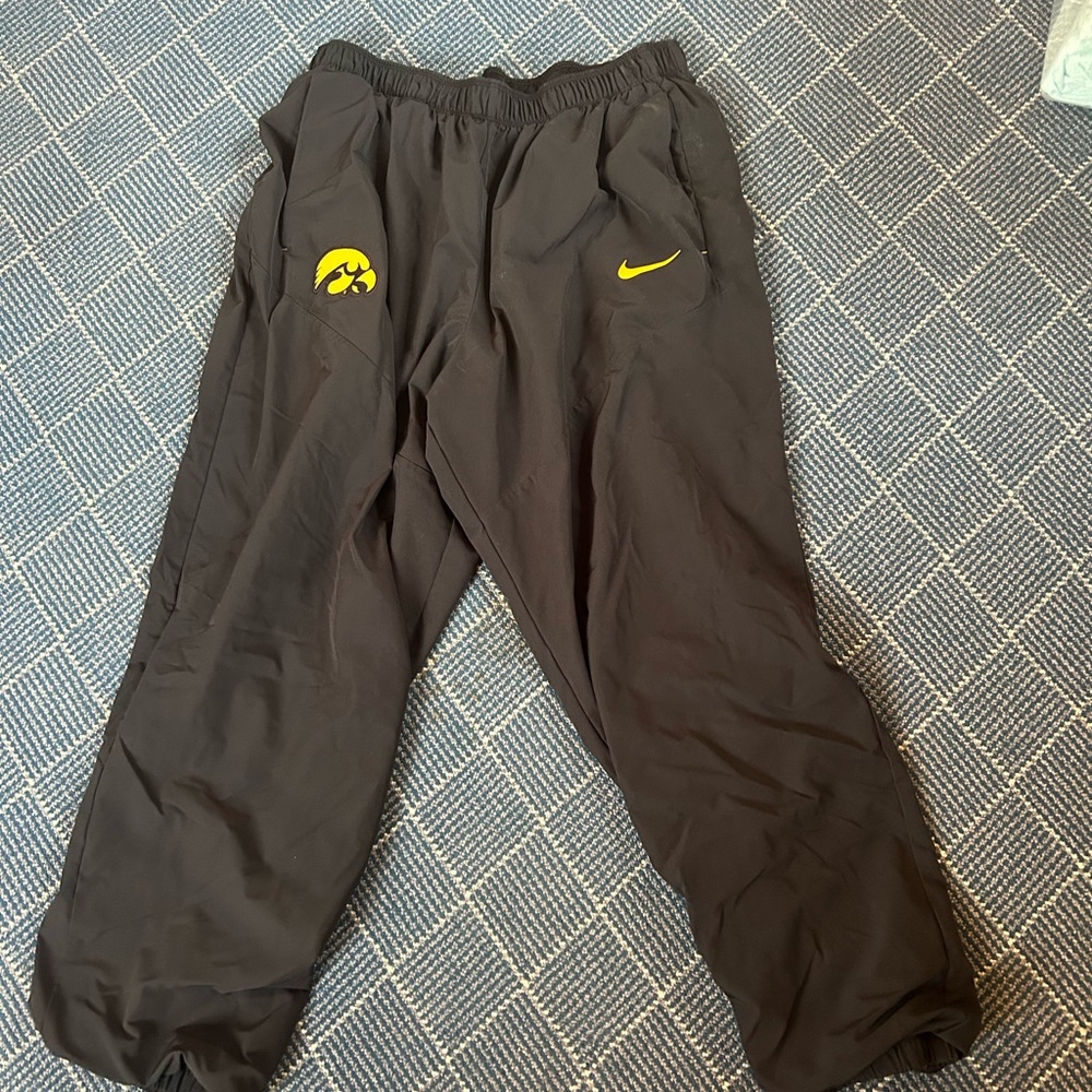 Nike Black and Yellow Joggers